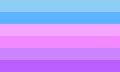 Alternate Inclusive Catgender Flag by Twitter user EggHeggley[1]