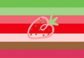 Second Alternate Strawberrygender Flag by Tumblr user Autistic-Spamton[4]