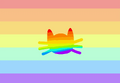 Original rainbowcat flag by Fandom user CattosWiki