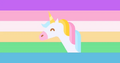 Alternate Unicorngender Flag by X user @gendergasm[3]