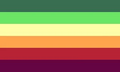 Alternate Spring-Sunrisegender Flag by Instagram user Moodylesboy[1]