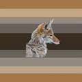 Alternate Coyotegender Flag by Pinterest user @unholytraditon[2][3]