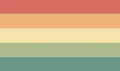 Alternate "sunshine" transmasculine flag by Tumblr user llamahologram[27]