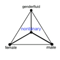 a diagram of the gender spectrum by pastydan@tumblr.com