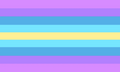 Lighter Egogender flag by Fandom user WomanRespecter2000[6]