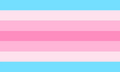 Transfeminine flag