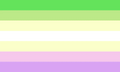 Alternate Genderfae Flag by DeviantArt user Pride-Flags[12][13]