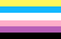 Nonbinaryflux flag by NovaReyes on Gender Wiki on 2017 [3]
