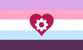 Alternate Robogender Flag by X user @kyayamo[13]