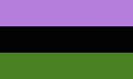 Alternate agender flag by DeviantArt user Pride-Flags[4]