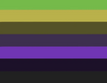 Alternate Halloweengender Flag by X user @ktzyia[2]