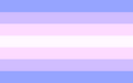 Alternate transfeminine flag by Tumblr users nirvana-valentine and kenochoric[17]