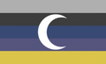 Alternate Moongender Flag by LGBTQIA+ Wiki user Kiridus[4]
