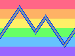 Multispike flag