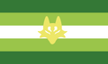 Alternate (Green/Verdant) Kitsunegender Flag by Tumblr user @Fortxnegenders[6]