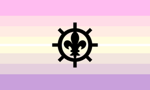 Wisteric flag