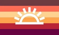 Sunrisegender Flag by Instagram user Moodylesboy[1]