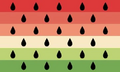 Watermelongender Flag by Twitter user XenicLuvs[1]