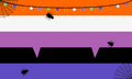 Halloween genderfluid flag by Fandom user AnxiousChaos[38]