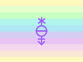 Alternate Pangender Flag by Fandom user HelenDaMelon[12]