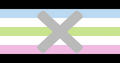 Alternative Agender X flag by Clear.Skyes on FANDOM.