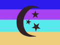 Nightplushgender Flag by Fandom user Plaery[1]