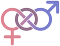 Genderfluid symbol