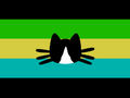 Tuxedocatgender Flag by Fandom user HelenDaMelon[1]