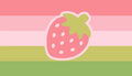 Strawberrygender (Second Definition) Flag by Tumblr user SoapyMochi[3]