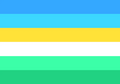 Alternate tropicaloceanic flag by tumblr user furryb0nes[3]